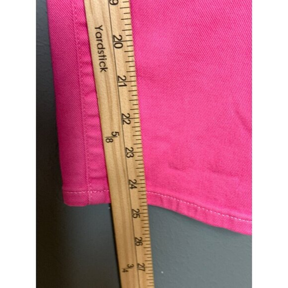 Express Women's 8 Super High Rise Mom Jean Pink NWT - Picture 7 of 11